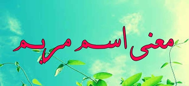 ما معنى اسم مريم - تعرف على معانى مميزه لاسم مريم 3390 11