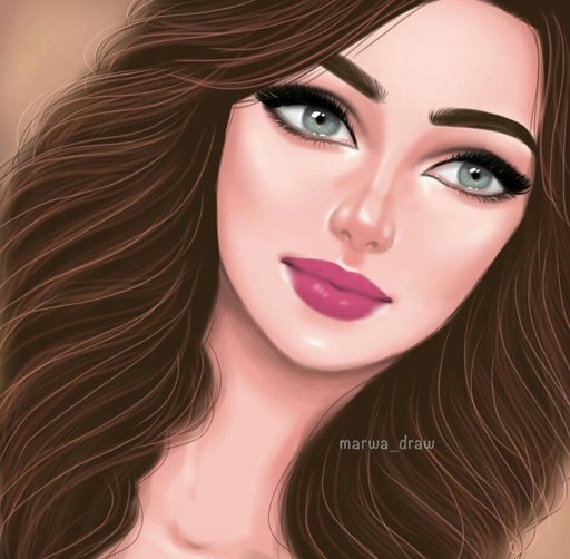 بنات كيوت رسم - صور بنات رسومات رائعه 2289 3